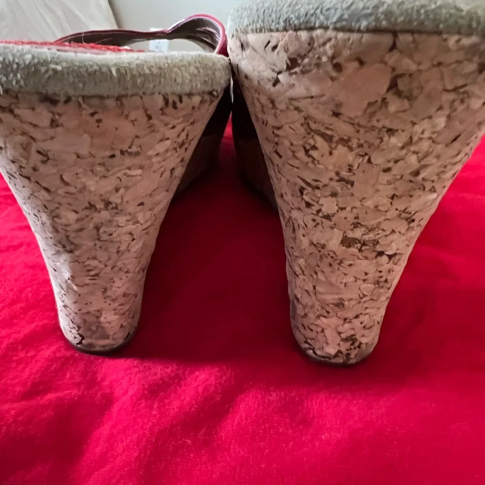 Steve Madden Red cheetah wedges - Picture 6 of 6